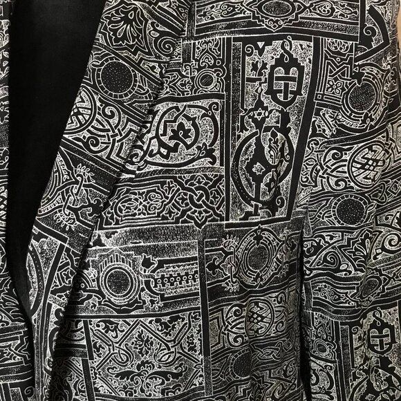 Kensington Square Oversized Blazer: Asian Vintage 70s Jacket, Women's Size Small - Picture 8 of 14